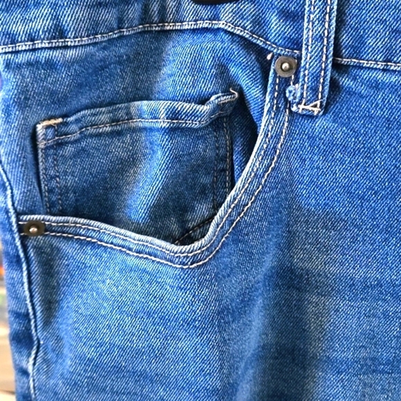 Fashion Nova Men Straight Leg Dark Wash Jeans Size 42 (30L) 5 Pocket - Picture 2 of 16